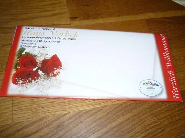 Gaestehaus Rosengarten Im Nahetal Апартаменты Kirn